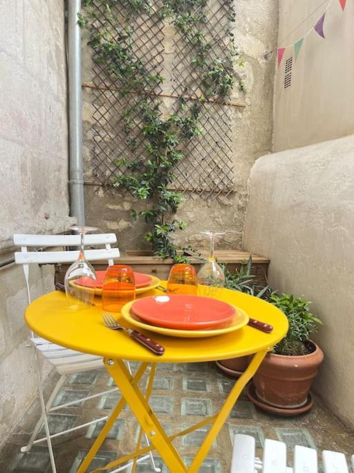 "La Maison Jaune" Arles Centre Terrasse Ngoại thất bức ảnh